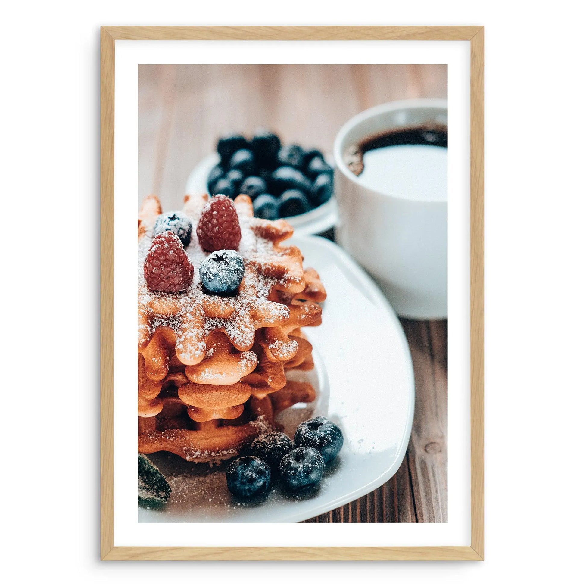 Stacked Art Print-PRINT-Olive et Oriel-Olive et Oriel-A5 | 5.8" x 8.3" | 14.8 x 21cm-Oak-With White Border-Buy-Australian-Art-Prints-Online-with-Olive-et-Oriel-Your-Artwork-Specialists-Austrailia-Decorate-With-Coastal-Photo-Wall-Art-Prints-From-Our-Beach-House-Artwork-Collection-Fine-Poster-and-Framed-Artwork