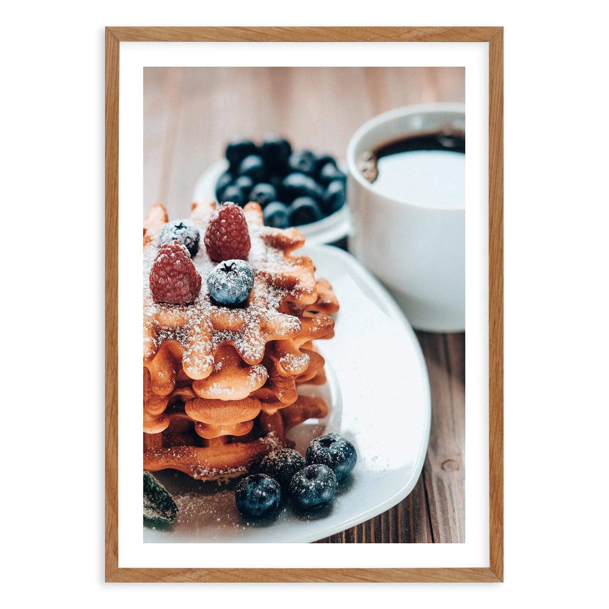 Stacked Art Print-PRINT-Olive et Oriel-Olive et Oriel-50x70 cm | 19.6" x 27.5"-Walnut-With White Border-Buy-Australian-Art-Prints-Online-with-Olive-et-Oriel-Your-Artwork-Specialists-Austrailia-Decorate-With-Coastal-Photo-Wall-Art-Prints-From-Our-Beach-House-Artwork-Collection-Fine-Poster-and-Framed-Artwork