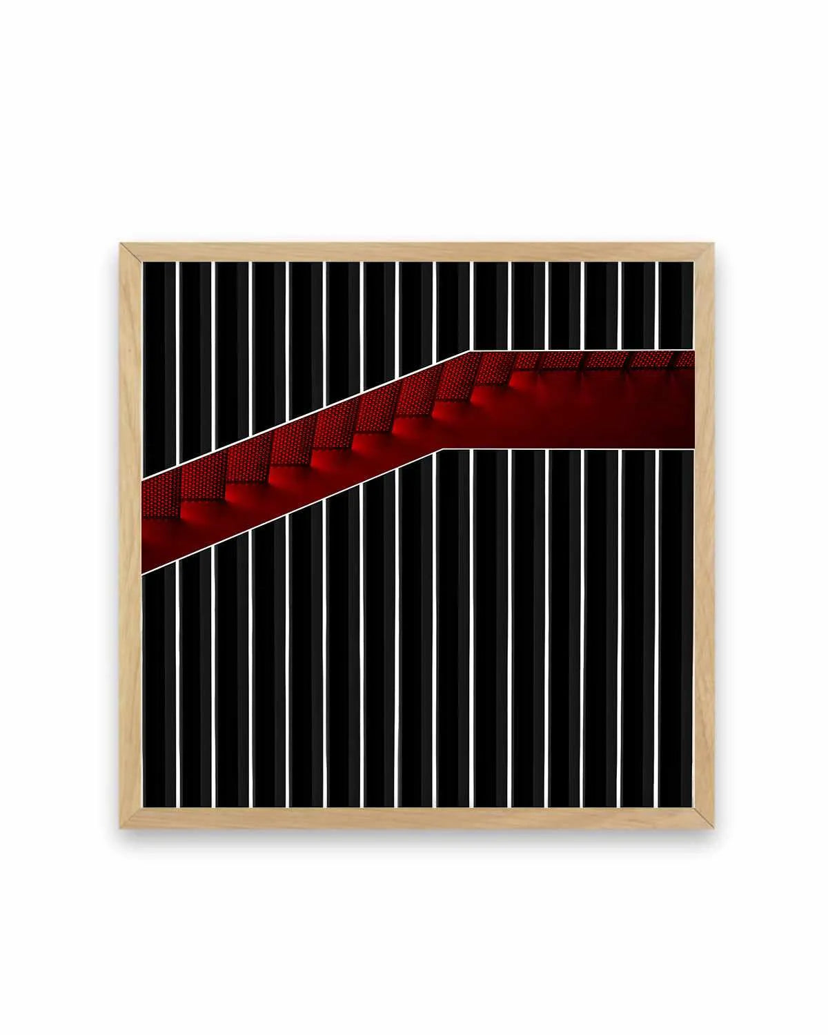 Staircase in the Gift Box Art Print from Olive et Oriel where you can shop wallpaper and artworks online