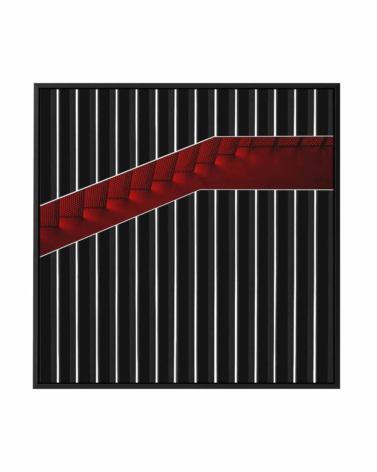 Staircase in the Gift Box | Framed Canvas Art Print from Olive et Oriel where you can shop wallpaper and artworks online