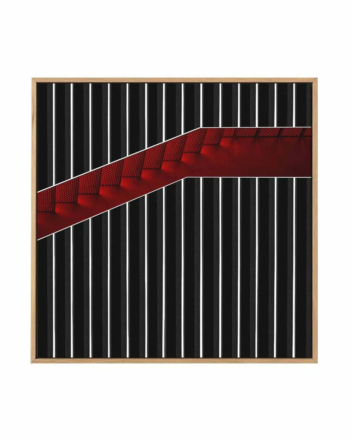 Staircase in the Gift Box | Framed Canvas Art Print from Olive et Oriel where you can shop wallpaper and artworks online