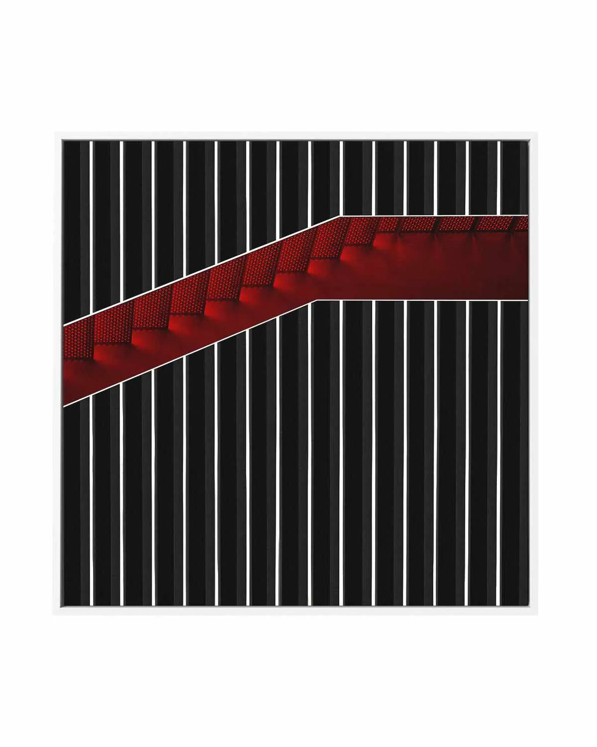 Staircase in the Gift Box | Framed Canvas Art Print from Olive et Oriel where you can shop wallpaper and artworks online