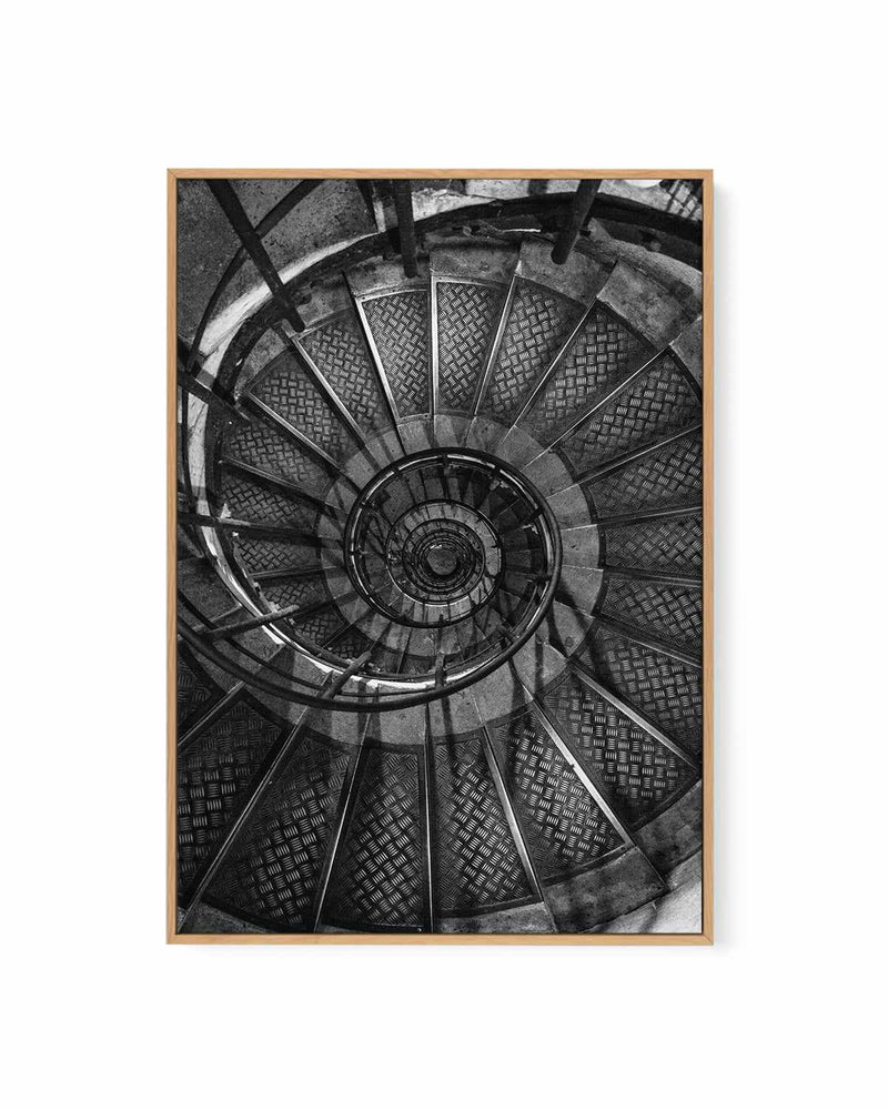 Stairs by Jovani Demetrie | Framed Canvas Art Print