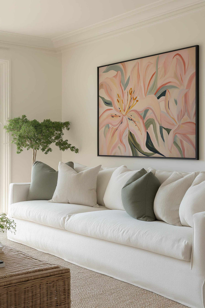 Stargazer | Framed Canvas Art Print from Olive et Oriel where you can shop wallpaper and artworks online