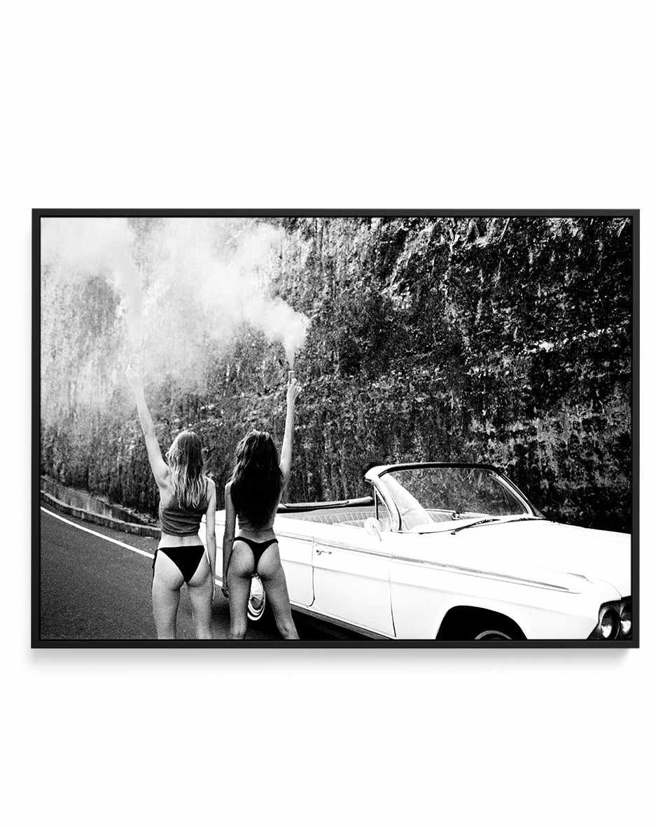 Starlet B&W by Amy Hallam | Framed Canvas Art Print