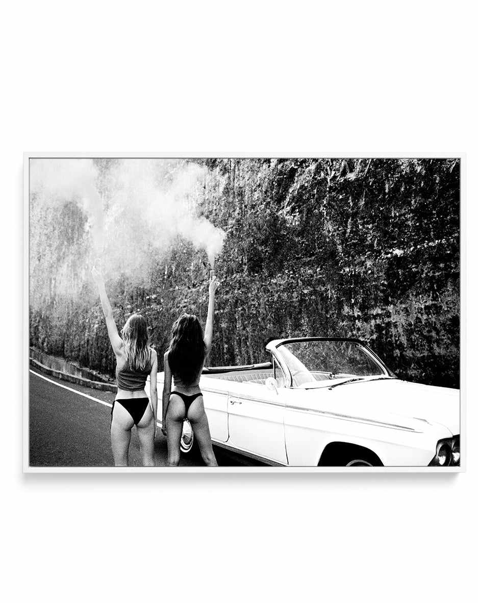 Starlet B&W by Amy Hallam | Framed Canvas Art Print