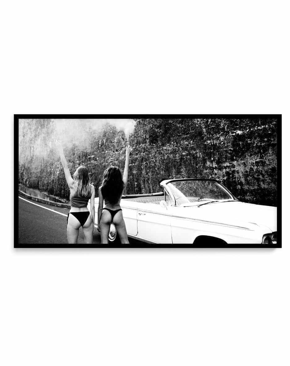 Starlet by Amy Hallam B&W | Panoramic Art Print from Olive et Oriel where you can shop wallpaper and artworks online