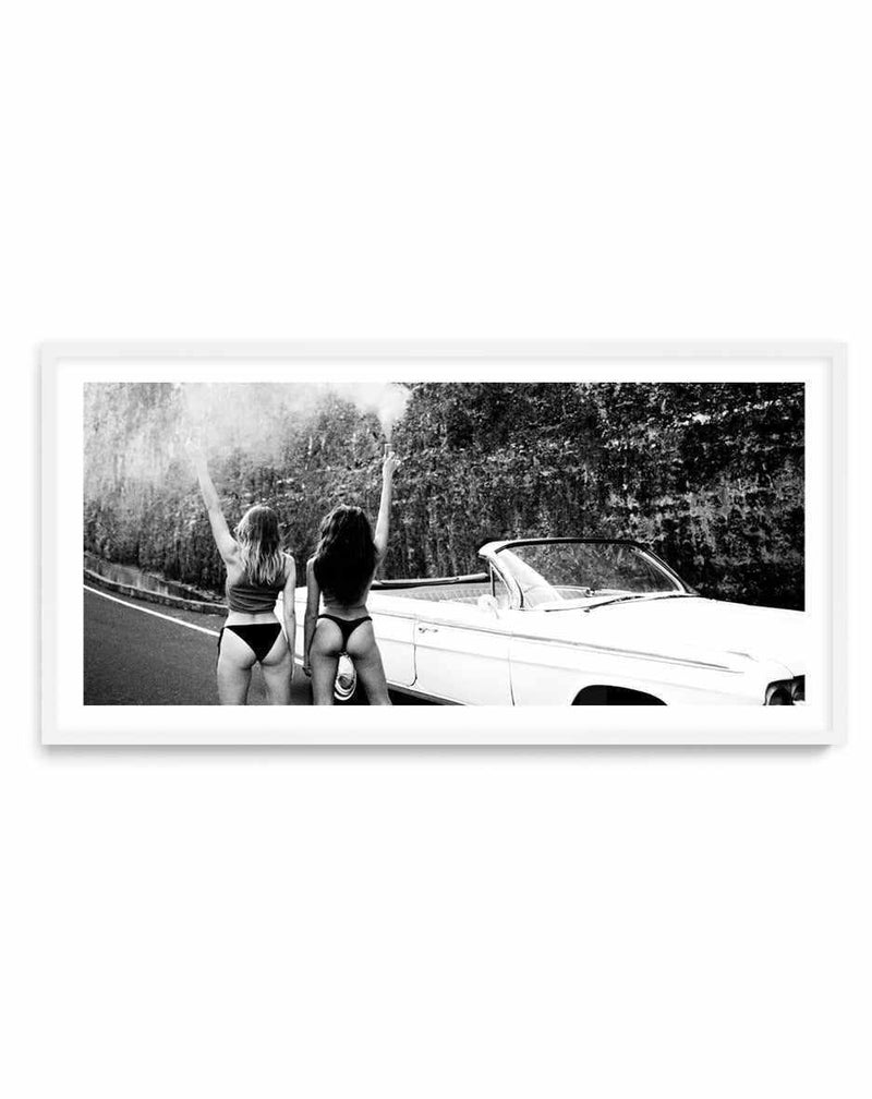 Starlet by Amy Hallam B&W | Panoramic Art Print from Olive et Oriel where you can shop wallpaper and artworks online