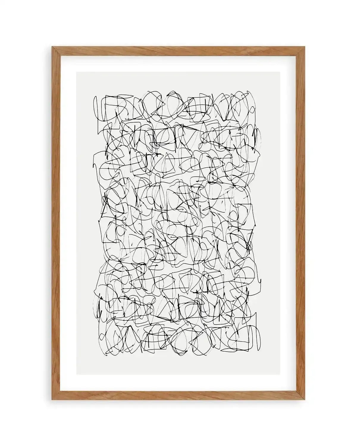 Statement by Dan Hobday Art Print-PRINT-Olive et Oriel-Dan Hobday-50x70 cm | 19.6" x 27.5"-Walnut-With White Border-Buy-Australian-Art-Prints-Online-with-Olive-et-Oriel-Your-Artwork-Specialists-Austrailia-Decorate-With-Coastal-Photo-Wall-Art-Prints-From-Our-Beach-House-Artwork-Collection-Fine-Poster-and-Framed-Artwork