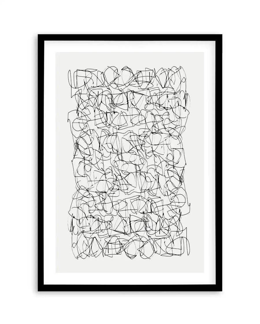 Statement by Dan Hobday Art Print-PRINT-Olive et Oriel-Dan Hobday-A5 | 5.8" x 8.3" | 14.8 x 21cm-Black-With White Border-Buy-Australian-Art-Prints-Online-with-Olive-et-Oriel-Your-Artwork-Specialists-Austrailia-Decorate-With-Coastal-Photo-Wall-Art-Prints-From-Our-Beach-House-Artwork-Collection-Fine-Poster-and-Framed-Artwork