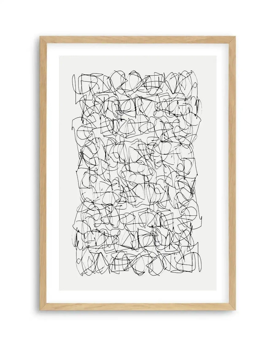 Statement by Dan Hobday Art Print-PRINT-Olive et Oriel-Dan Hobday-A5 | 5.8" x 8.3" | 14.8 x 21cm-Oak-With White Border-Buy-Australian-Art-Prints-Online-with-Olive-et-Oriel-Your-Artwork-Specialists-Austrailia-Decorate-With-Coastal-Photo-Wall-Art-Prints-From-Our-Beach-House-Artwork-Collection-Fine-Poster-and-Framed-Artwork