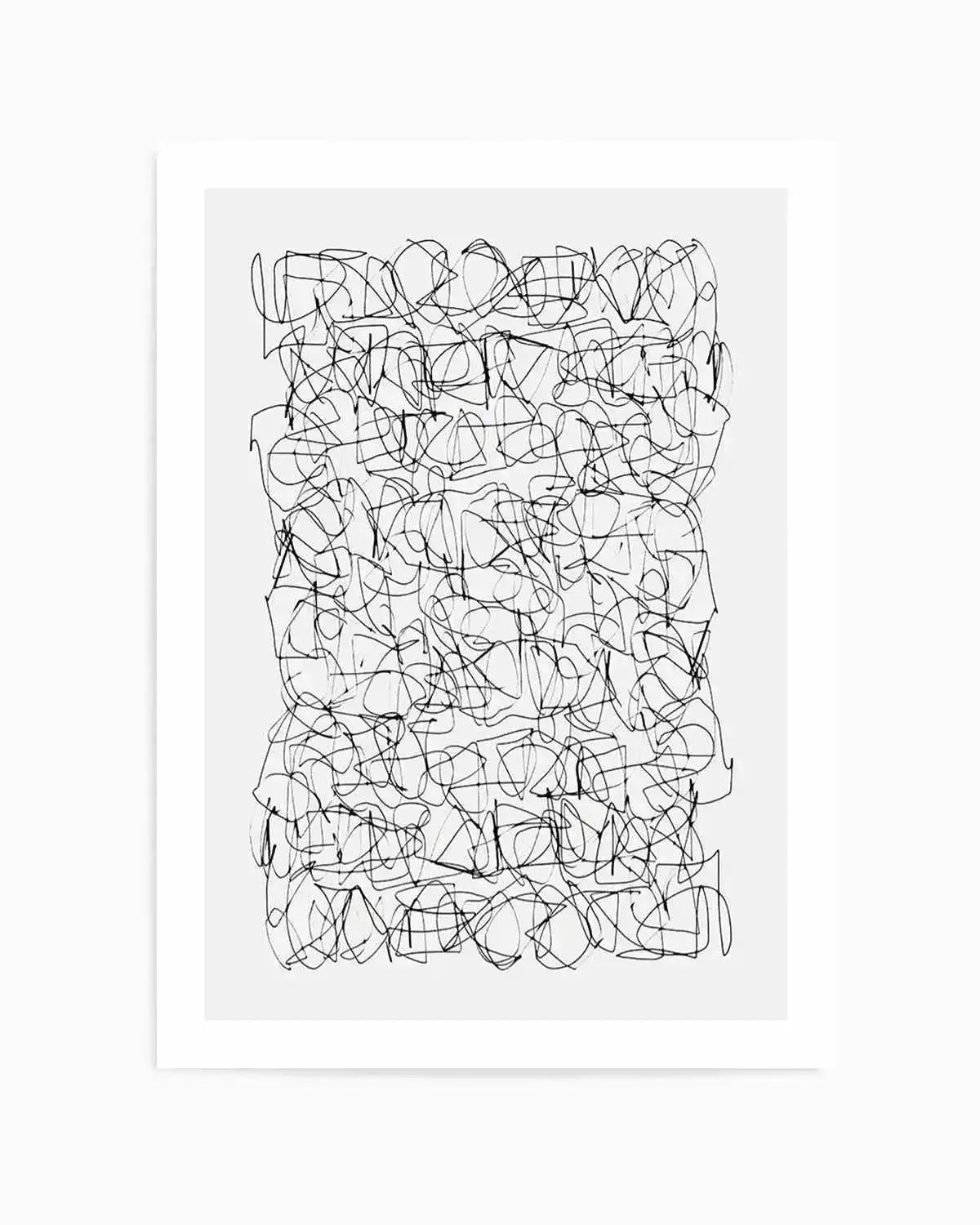 Statement by Dan Hobday Art Print from Olive et Oriel where you can shop wallpaper and artworks online