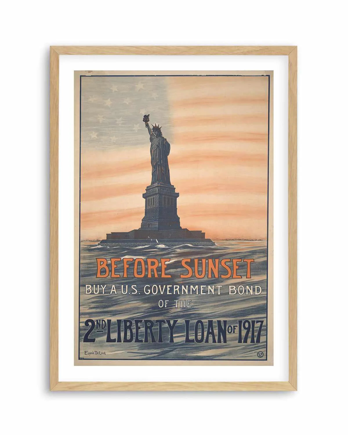 Statue of Liberty Vintage Poster Art Print from Olive et Oriel where you can shop wallpaper and artworks online