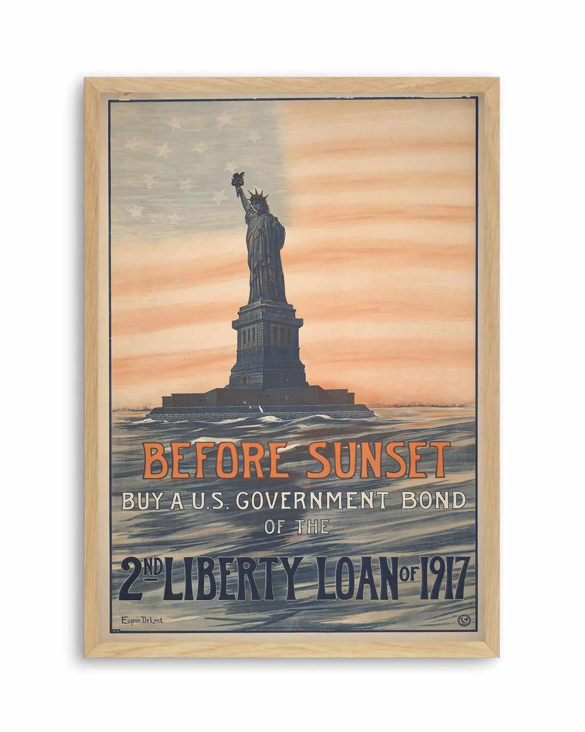 Statue of Liberty Vintage Poster Art Print from Olive et Oriel where you can shop wallpaper and artworks online
