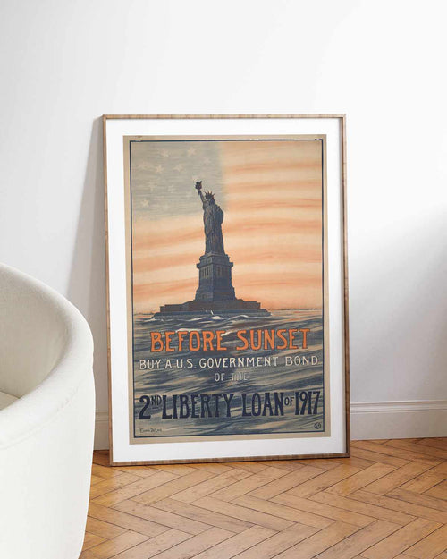 Statue of Liberty Vintage Poster Art Print