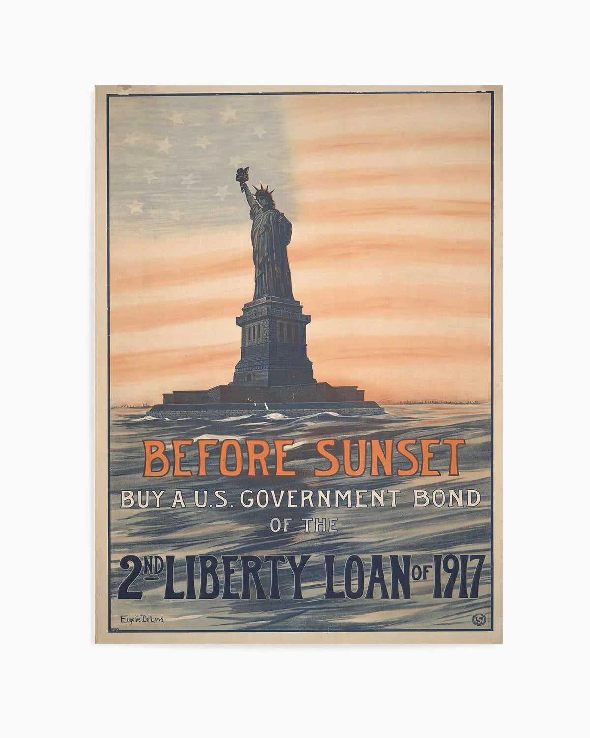 Statue of Liberty Vintage Poster Art Print from Olive et Oriel where you can shop wallpaper and artworks online