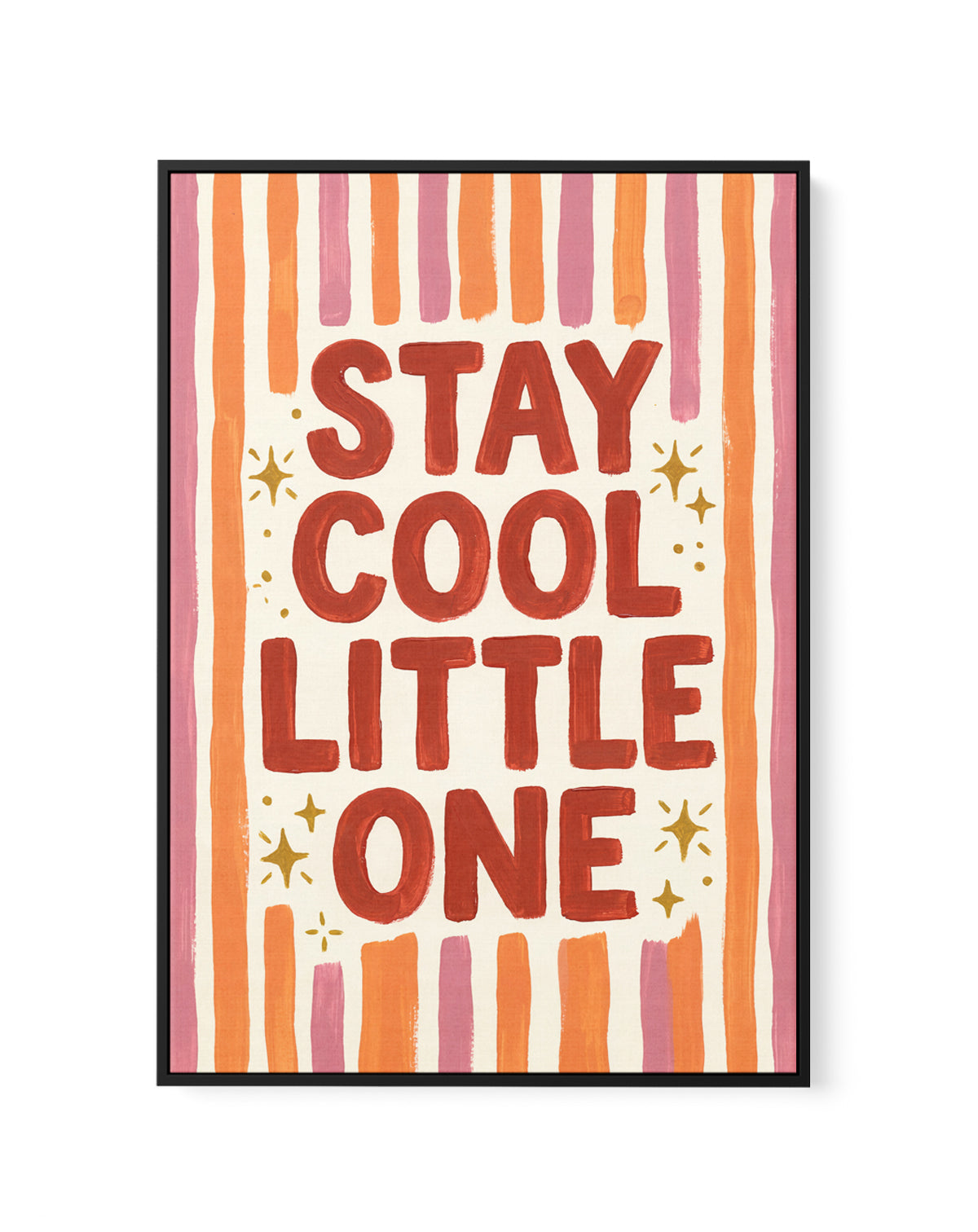 Stay Cool | Framed Canvas Art Print