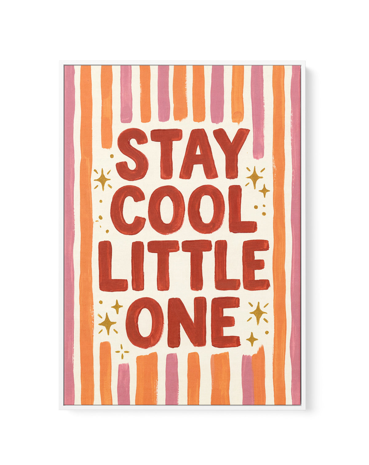 Stay Cool | Framed Canvas Art Print