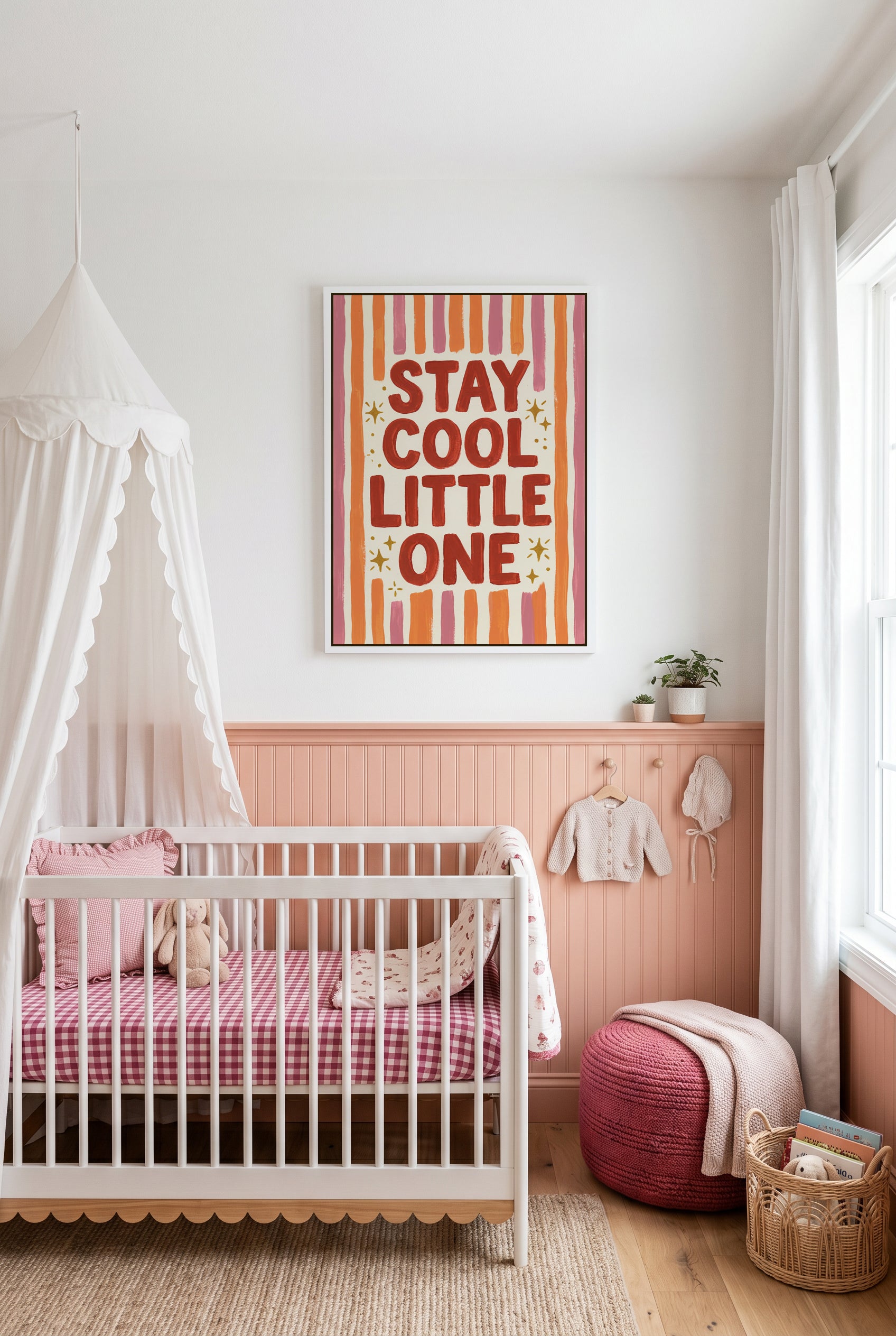 Stay Cool | Framed Canvas Art Print