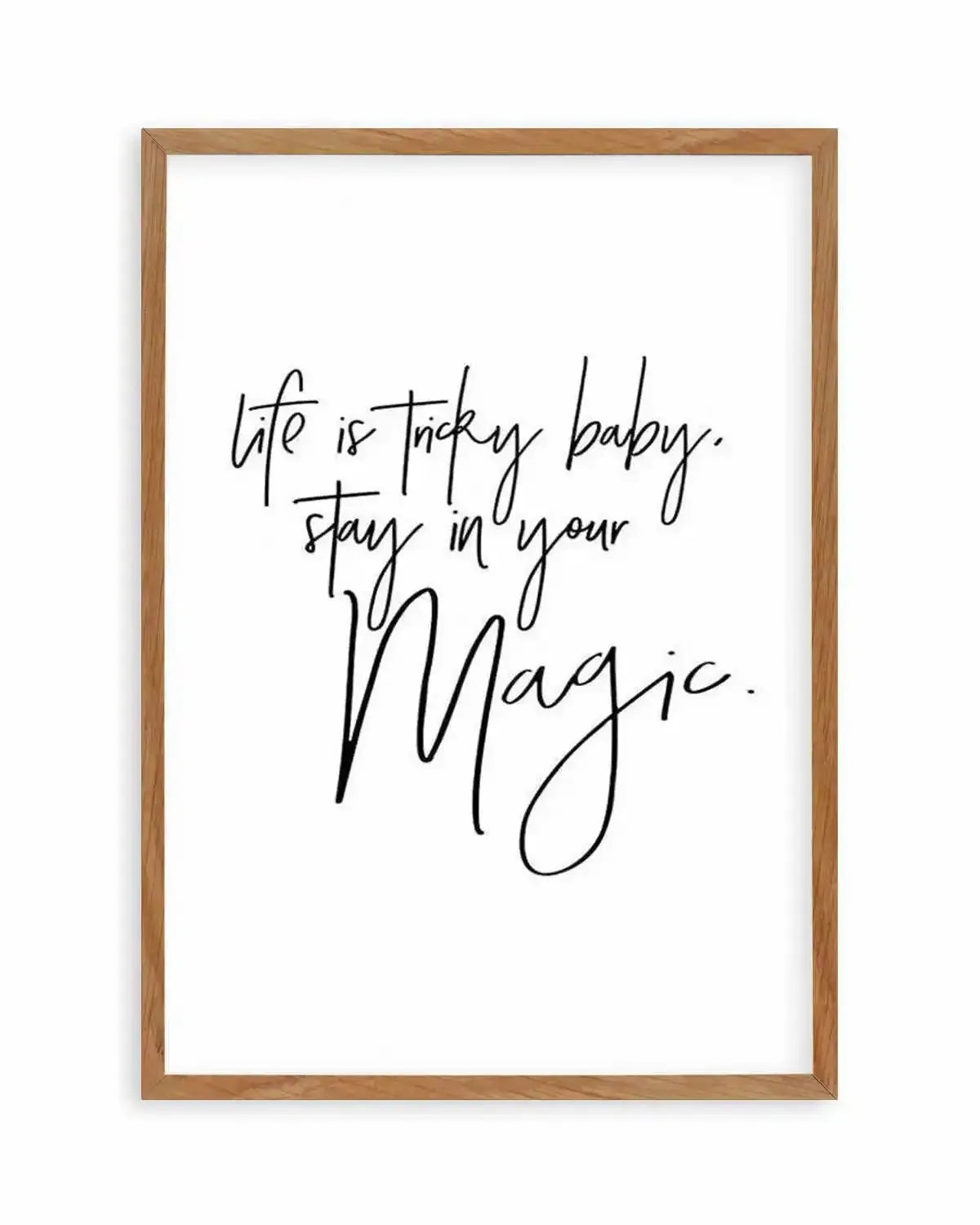 Stay In Your Magic Art Print from Olive et Oriel where you can shop wallpaper and artworks online