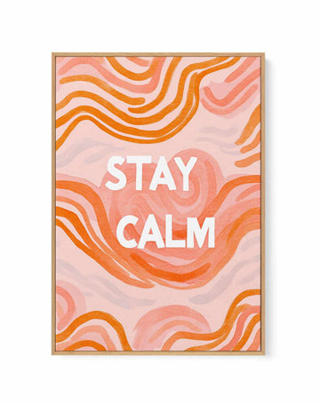 Stay calm II | Framed Canvas Art Print from Olive et Oriel where you can shop wallpaper and artworks online