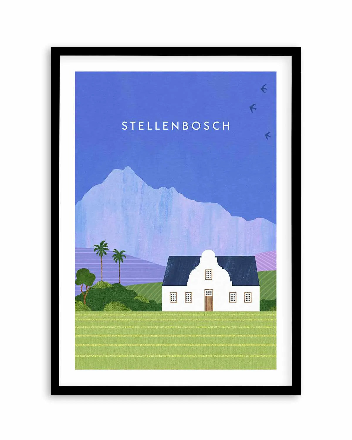 Stellenbosch by Henry Rivers Art Print from Olive et Oriel where you can shop wallpaper and artworks online
