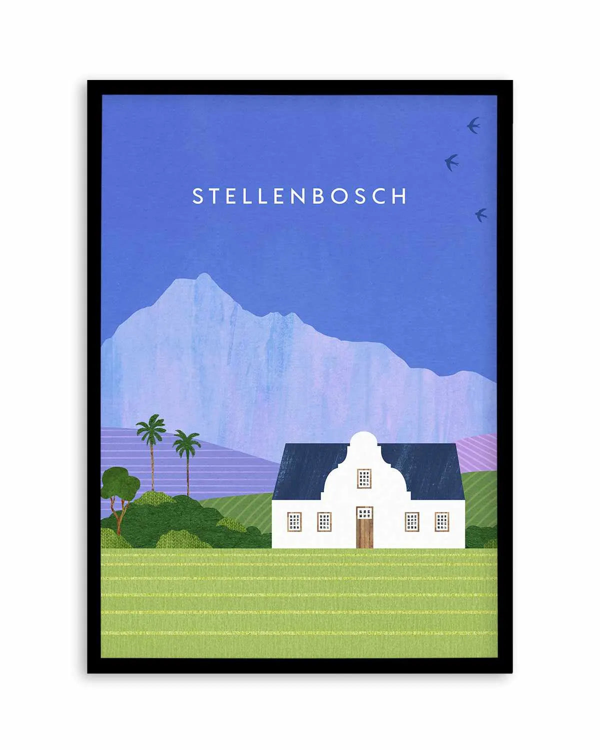 Stellenbosch by Henry Rivers Art Print from Olive et Oriel where you can shop wallpaper and artworks online