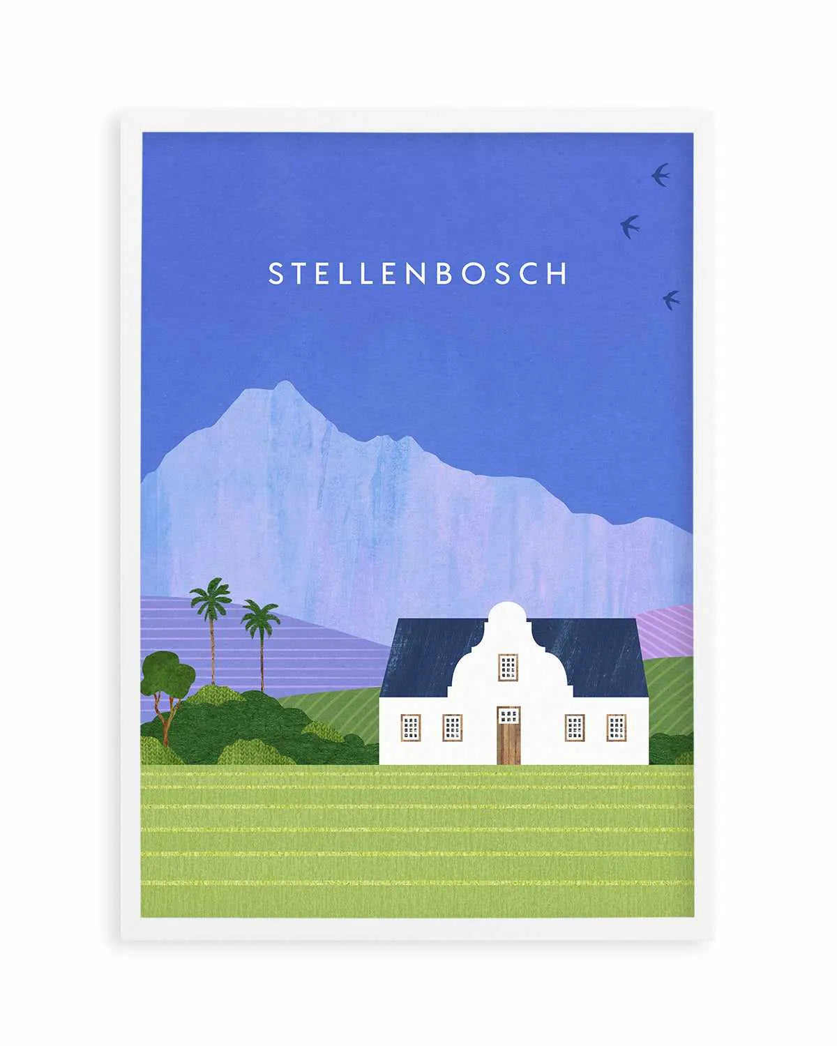 Stellenbosch by Henry Rivers Art Print from Olive et Oriel where you can shop wallpaper and artworks online