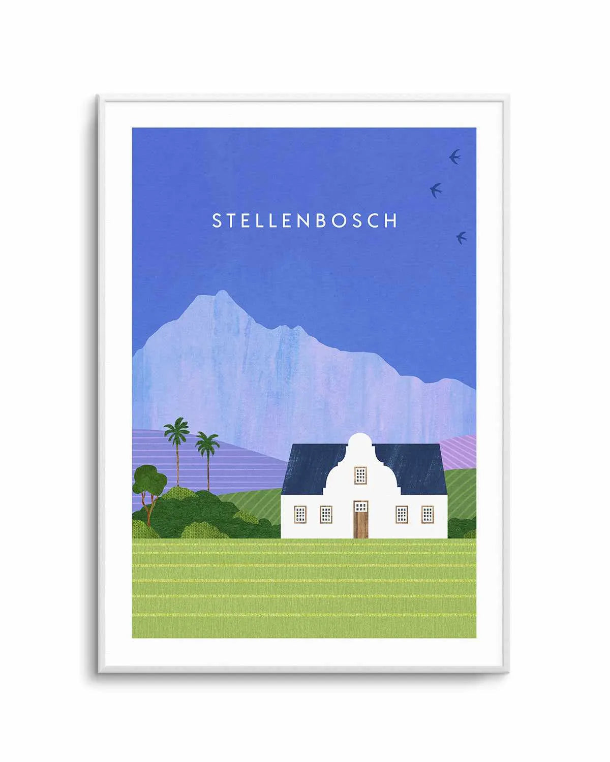Stellenbosch by Henry Rivers Art Print from Olive et Oriel where you can shop wallpaper and artworks online