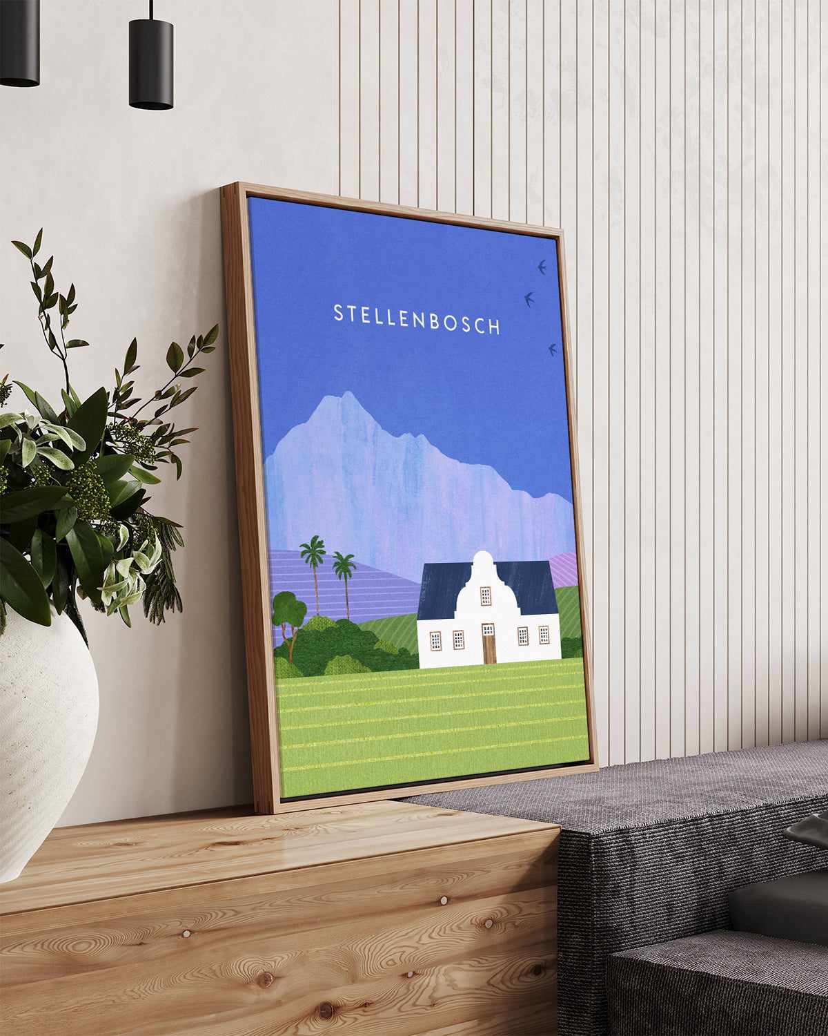 Stellenbosch by Henry Rivers | Framed Canvas Art Print