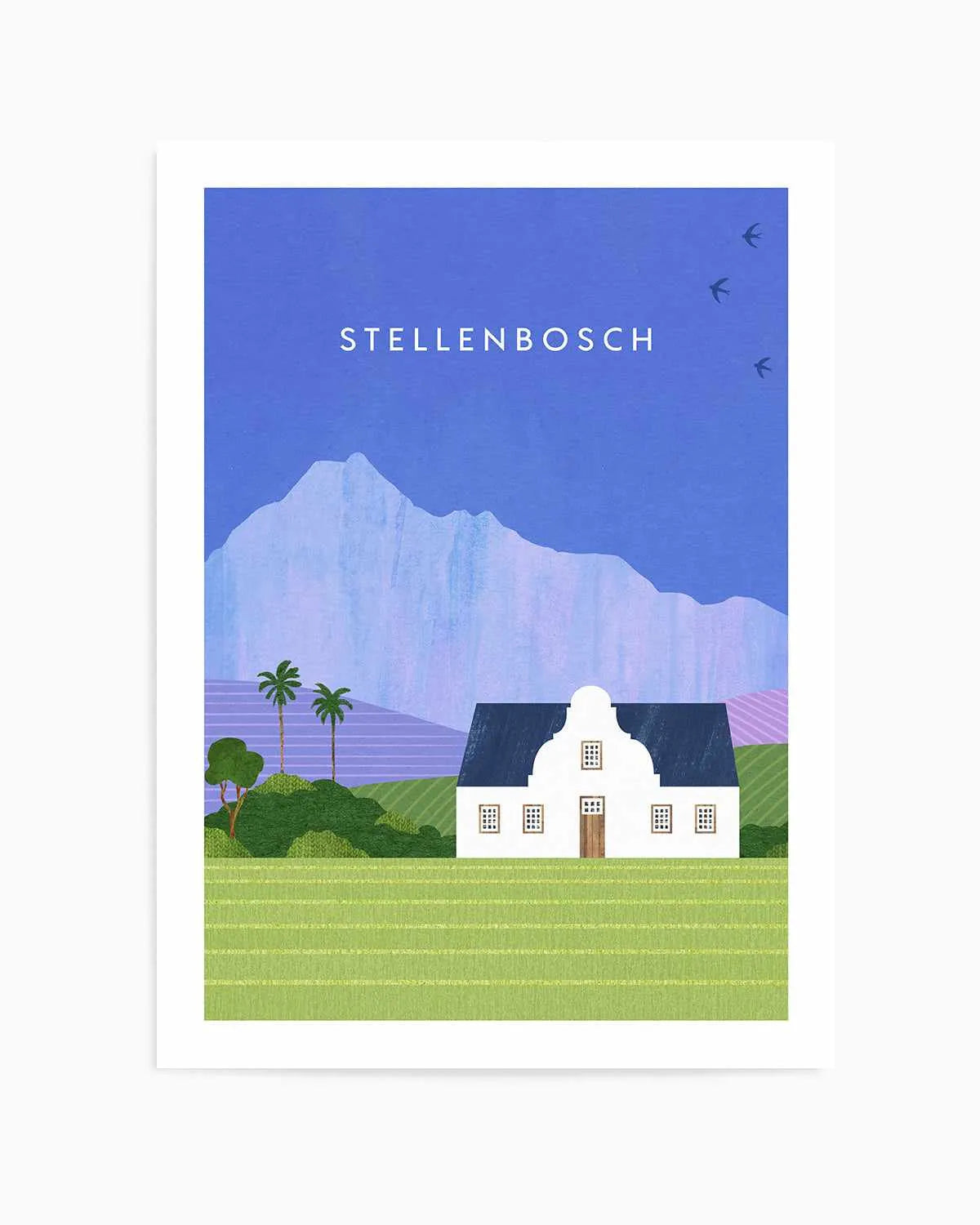 Stellenbosch by Henry Rivers Art Print from Olive et Oriel where you can shop wallpaper and artworks online