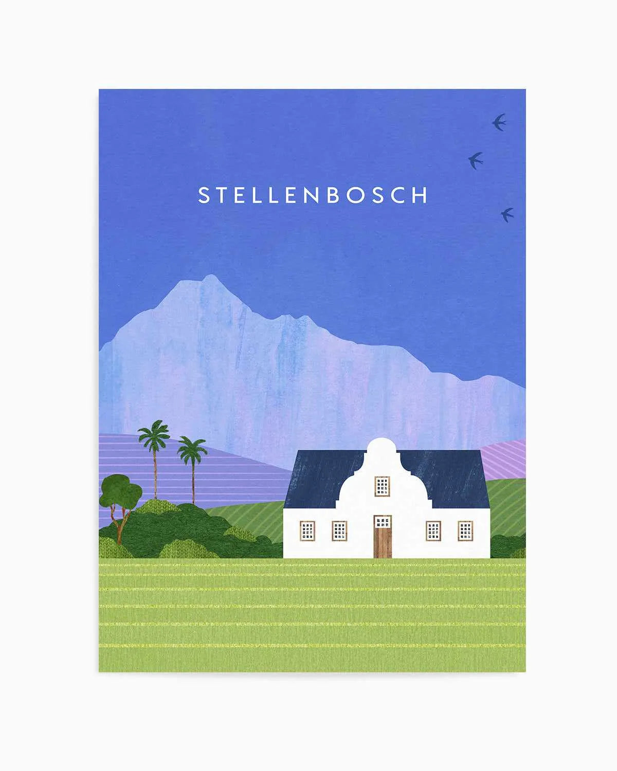 Stellenbosch by Henry Rivers Art Print from Olive et Oriel where you can shop wallpaper and artworks online