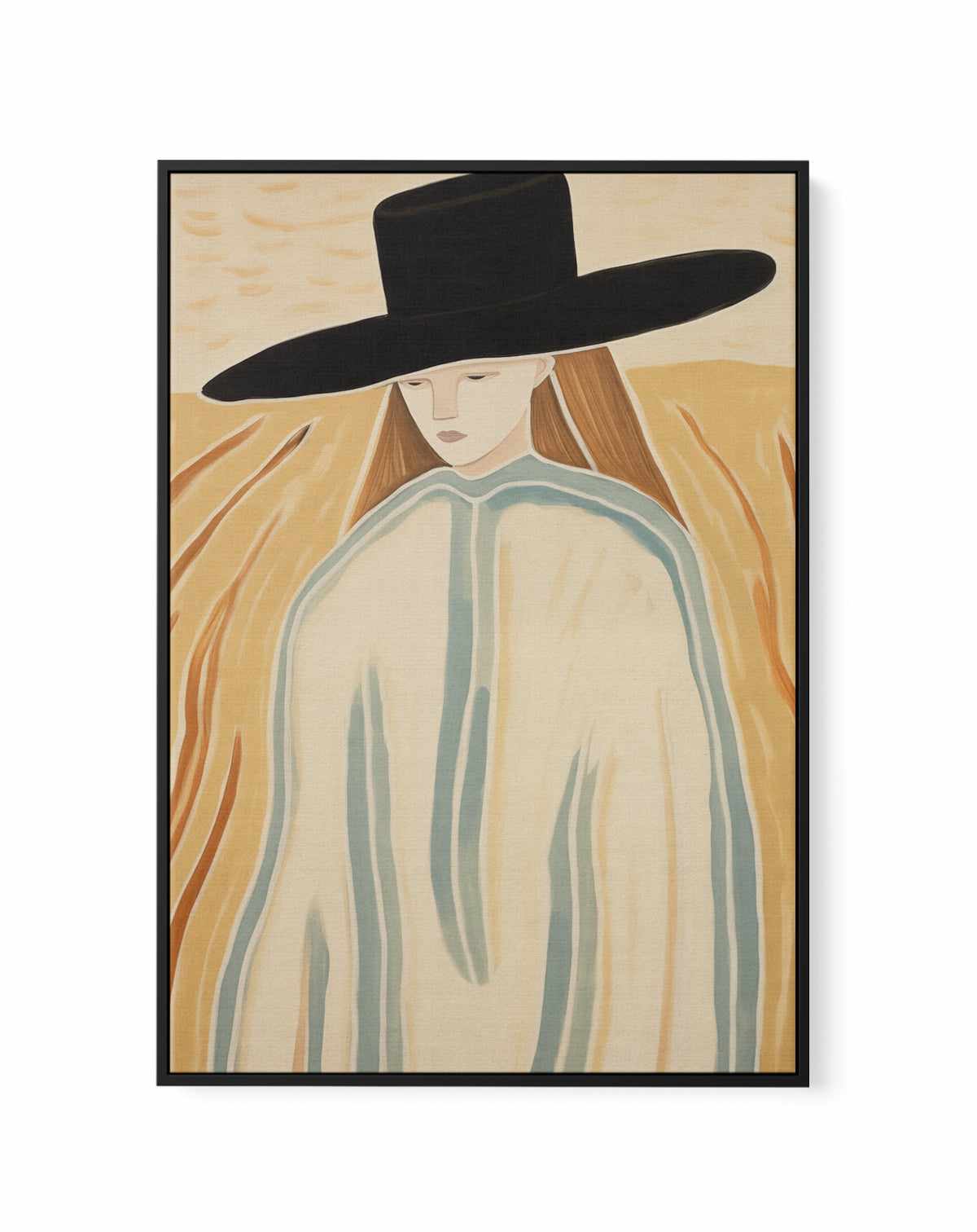 Stevie Girl | Framed Canvas Art Print