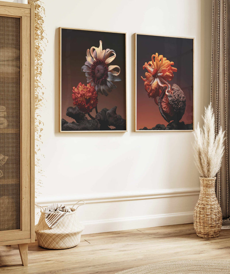 Still Life Flowers No4 By Minorstep | Art Print from Olive et Oriel where you can shop wallpaper and artworks online