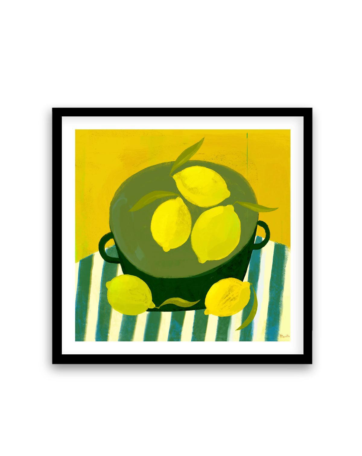 Still Life with Lemons by Marco Marella | Art Print from Olive et Oriel where you can shop wallpaper and artworks online