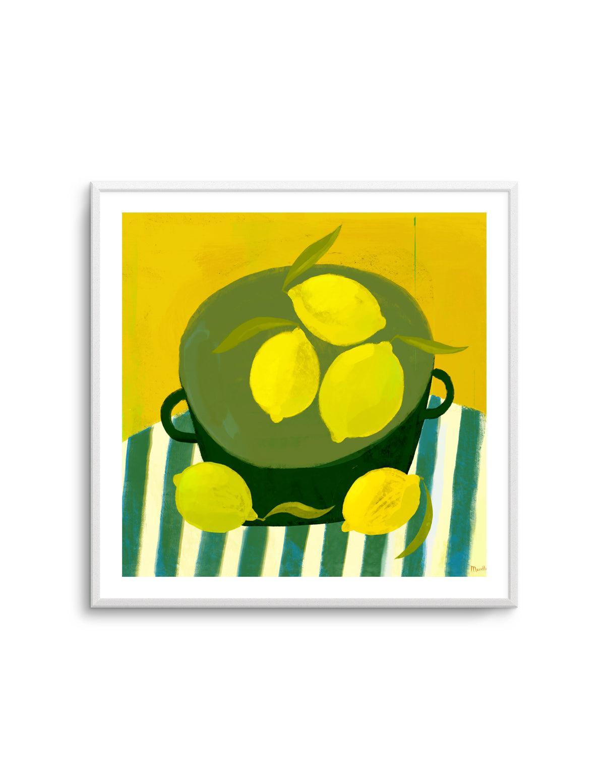 Still Life with Lemons by Marco Marella | Art Print from Olive et Oriel where you can shop wallpaper and artworks online