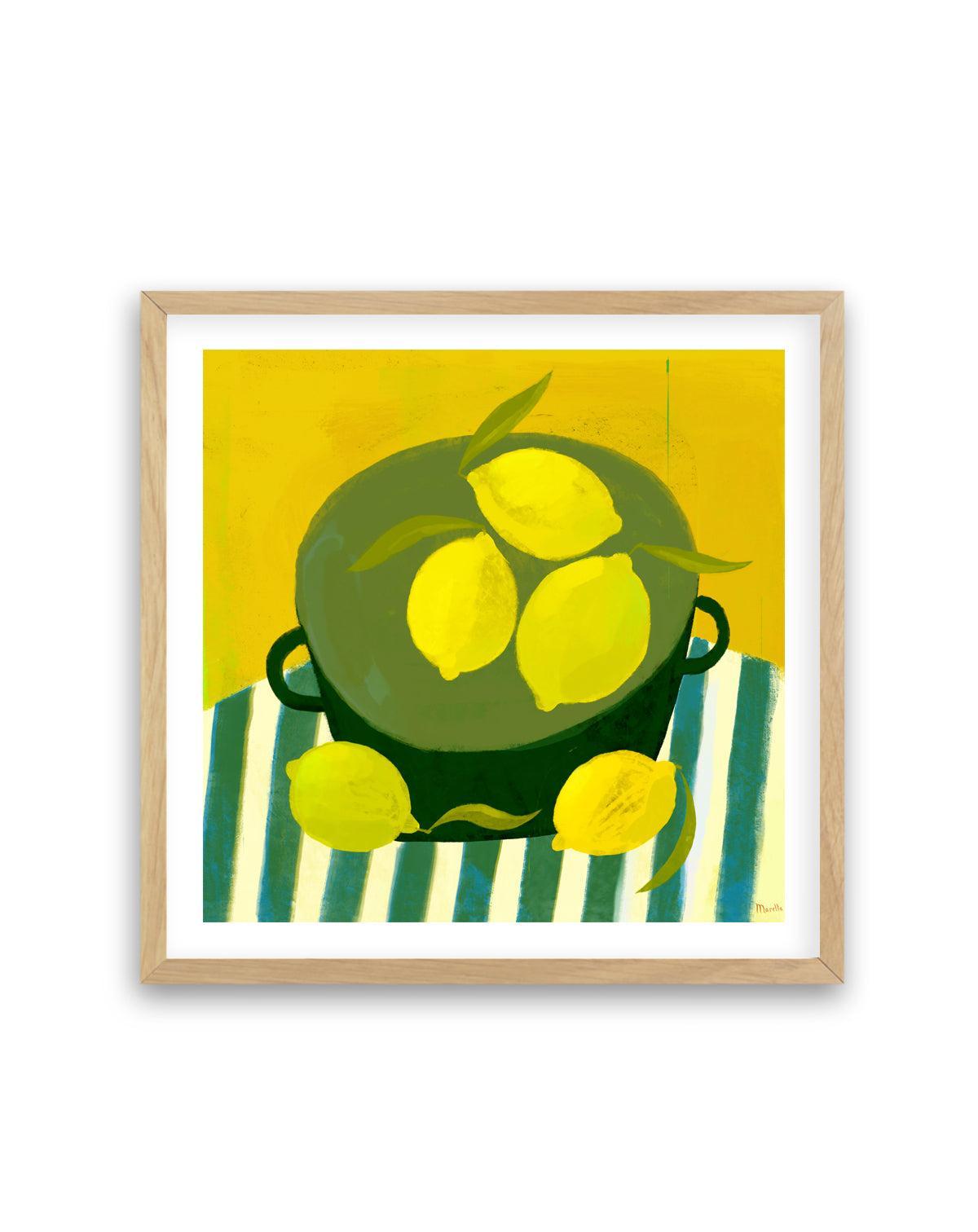 Still Life with Lemons by Marco Marella | Art Print from Olive et Oriel where you can shop wallpaper and artworks online