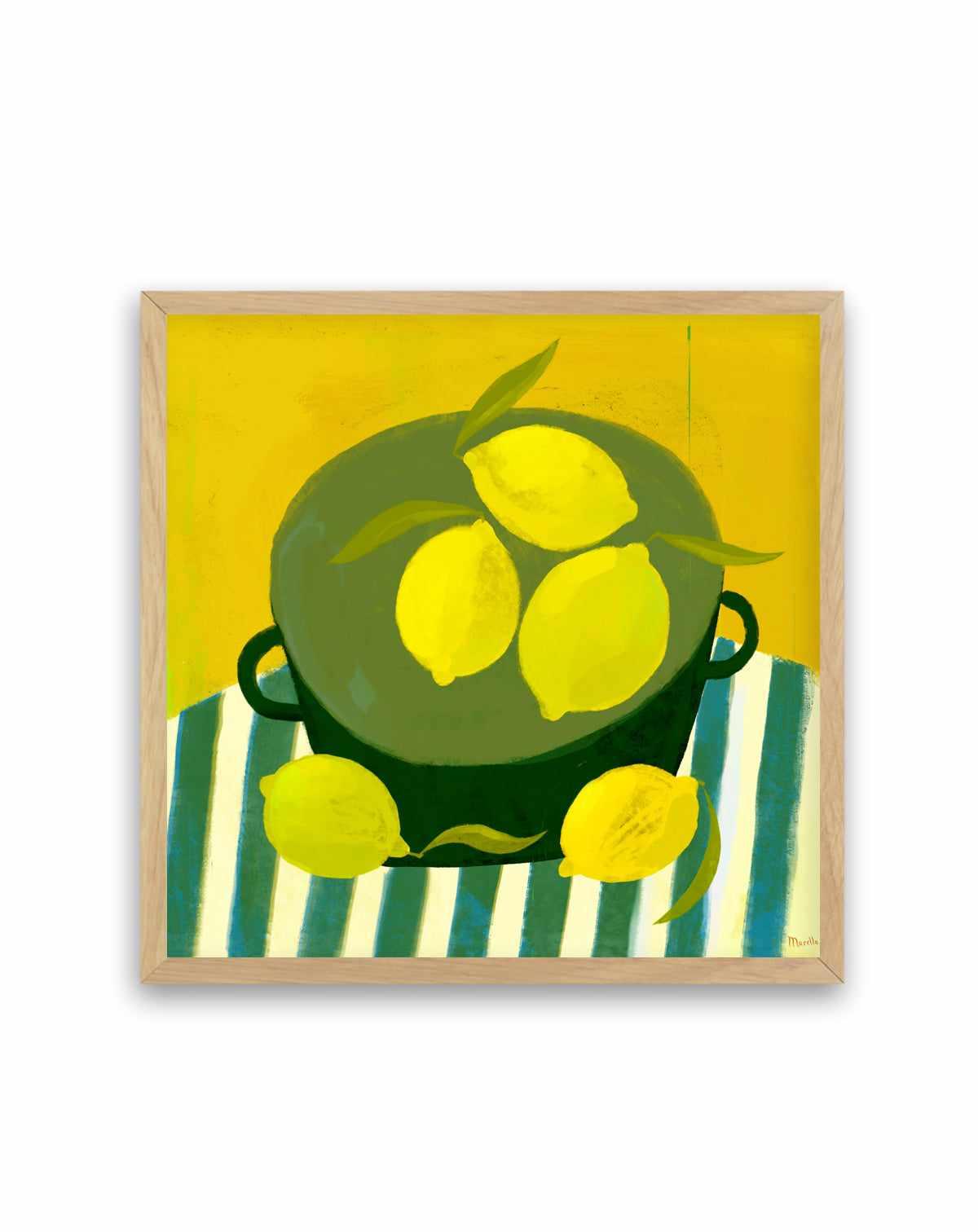 Still Life with Lemons by Marco Marella | Art Print from Olive et Oriel where you can shop wallpaper and artworks online