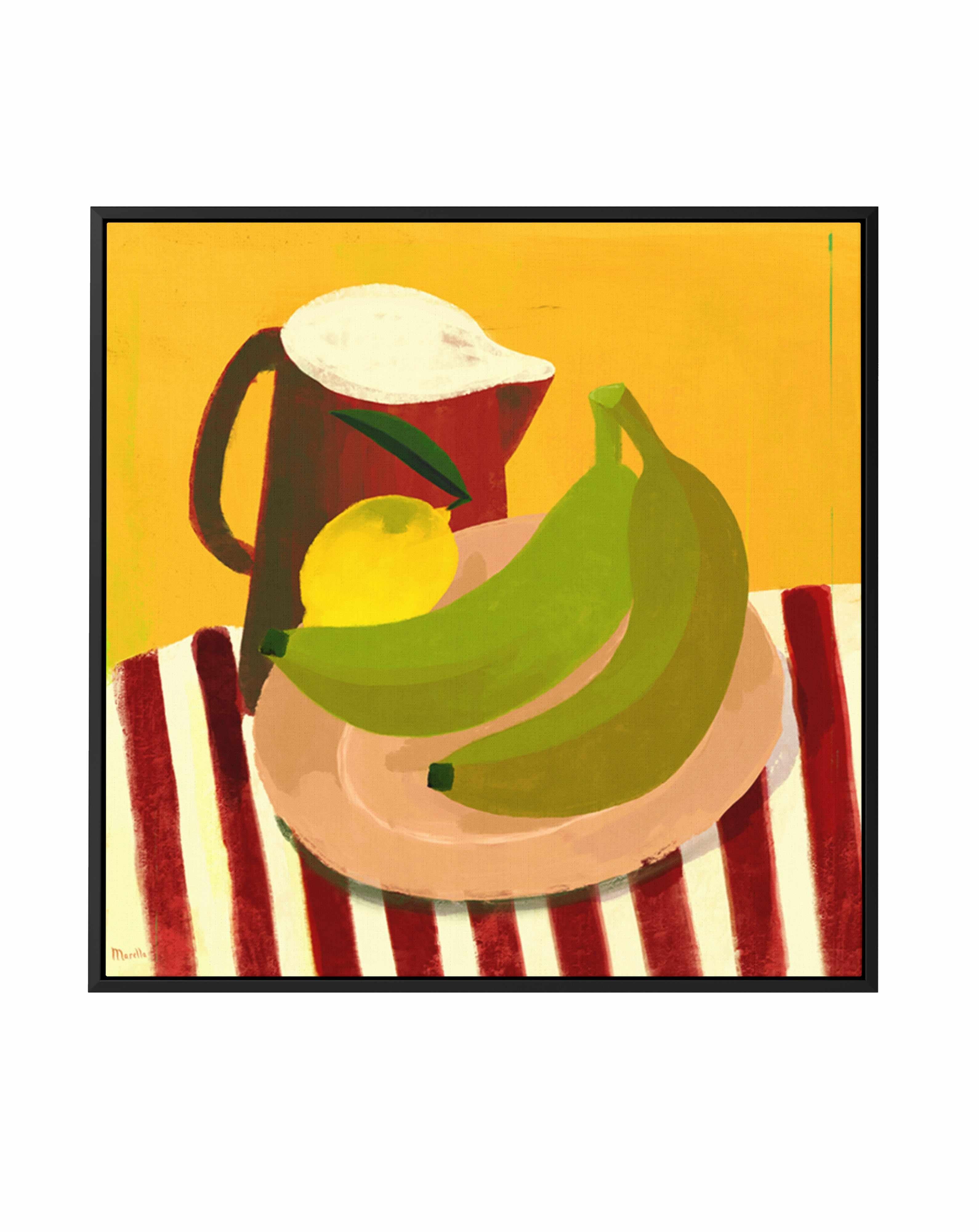 Still Life with Red Jug by Marco Marella | Framed Canvas Art Print from Olive et Oriel where you can shop wallpaper and artworks online