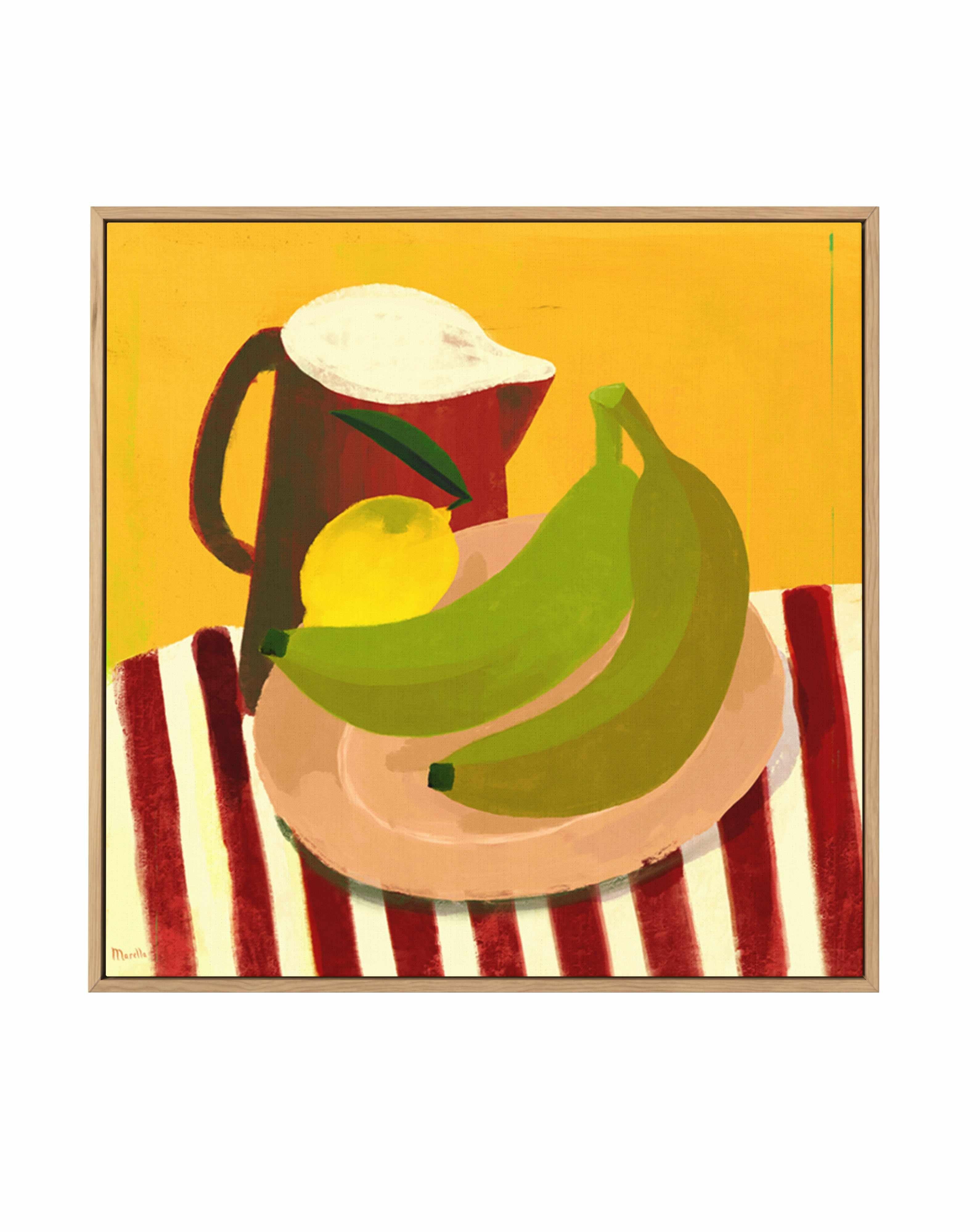 Still Life with Red Jug by Marco Marella | Framed Canvas Art Print from Olive et Oriel where you can shop wallpaper and artworks online