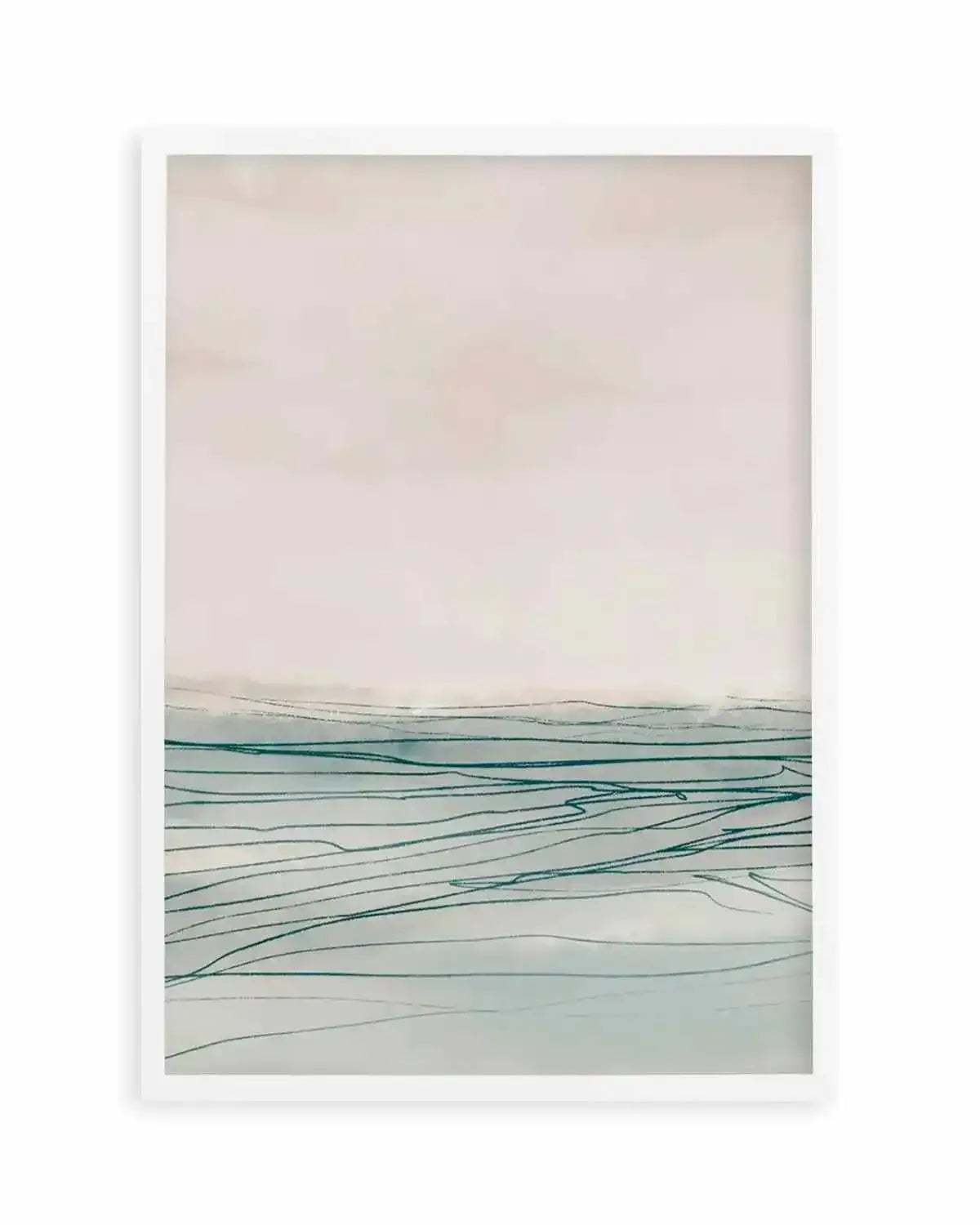 Still Sea I by Dan Hobday PT Art Print from Olive et Oriel where you can shop wallpaper and artworks online