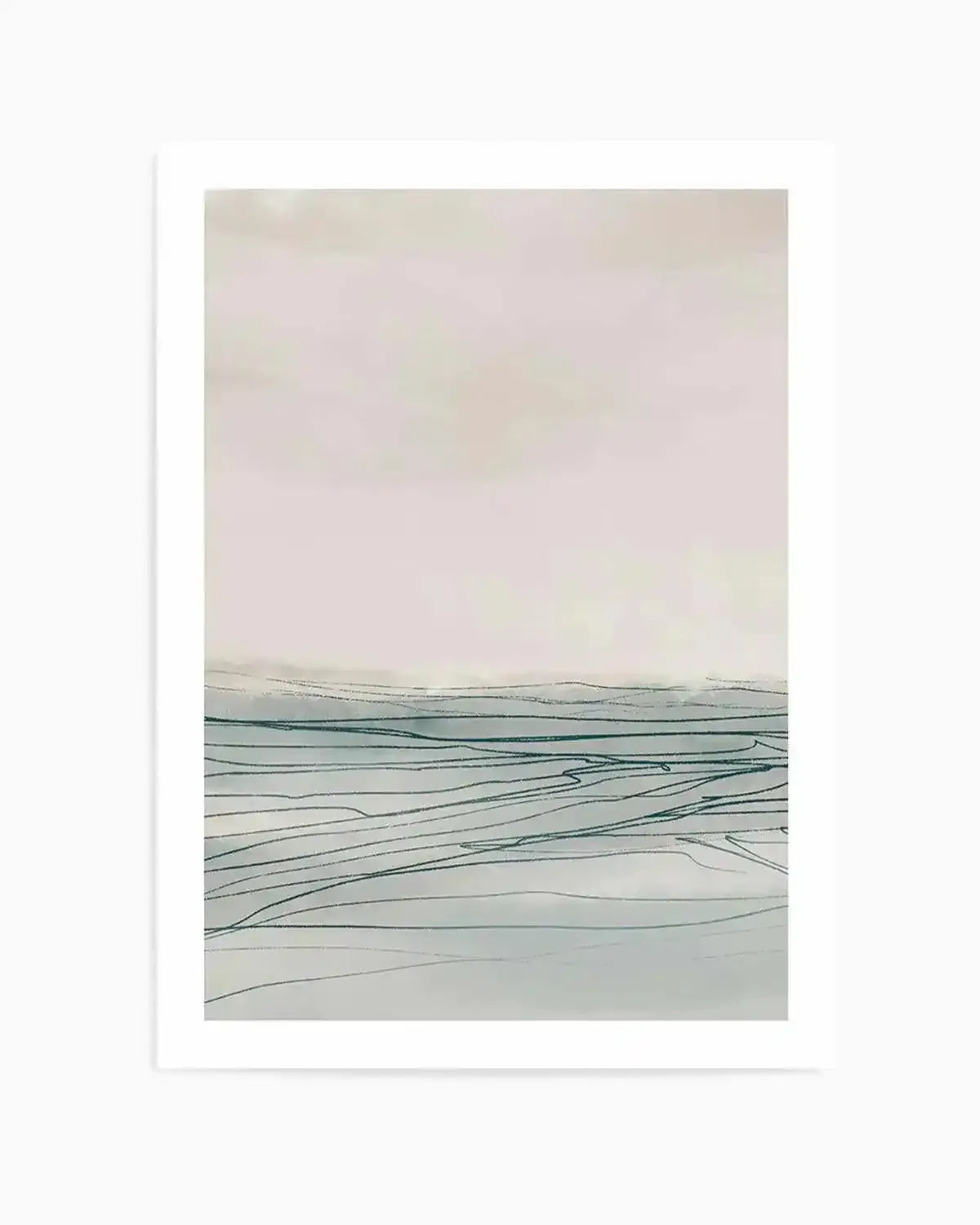 Still Sea I by Dan Hobday PT Art Print from Olive et Oriel where you can shop wallpaper and artworks online