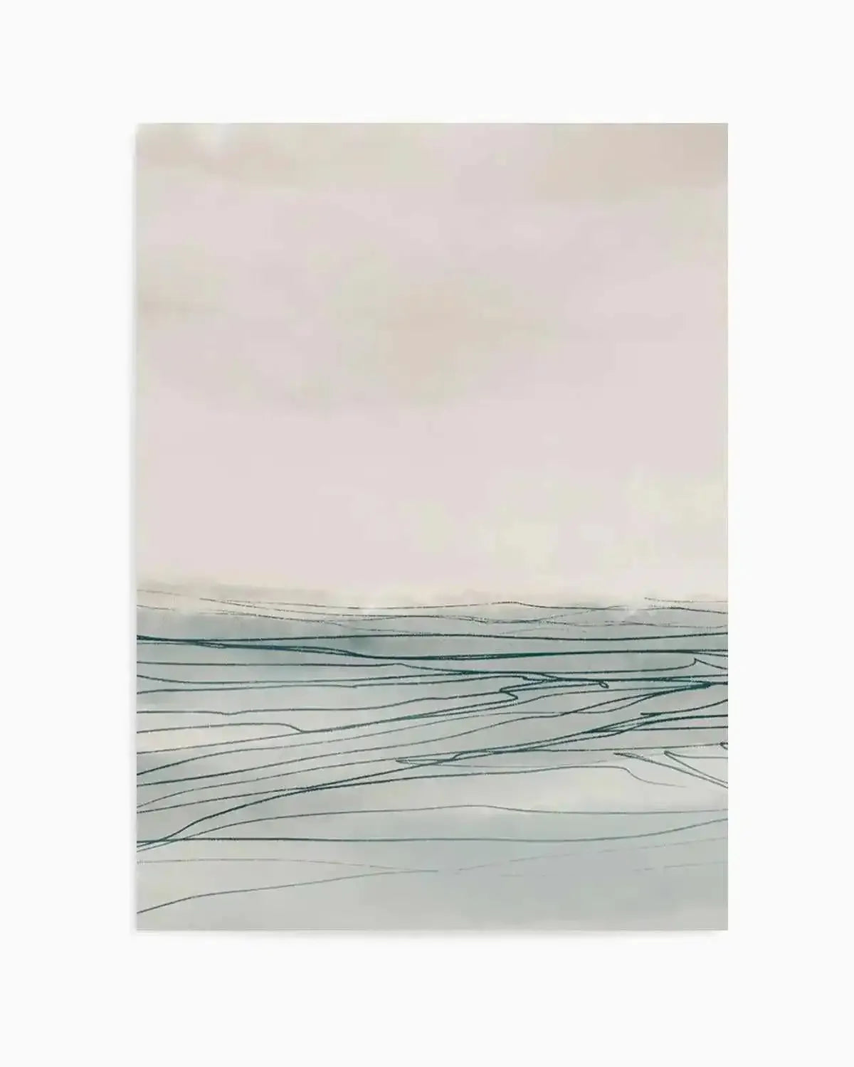Still Sea I by Dan Hobday PT Art Print from Olive et Oriel where you can shop wallpaper and artworks online