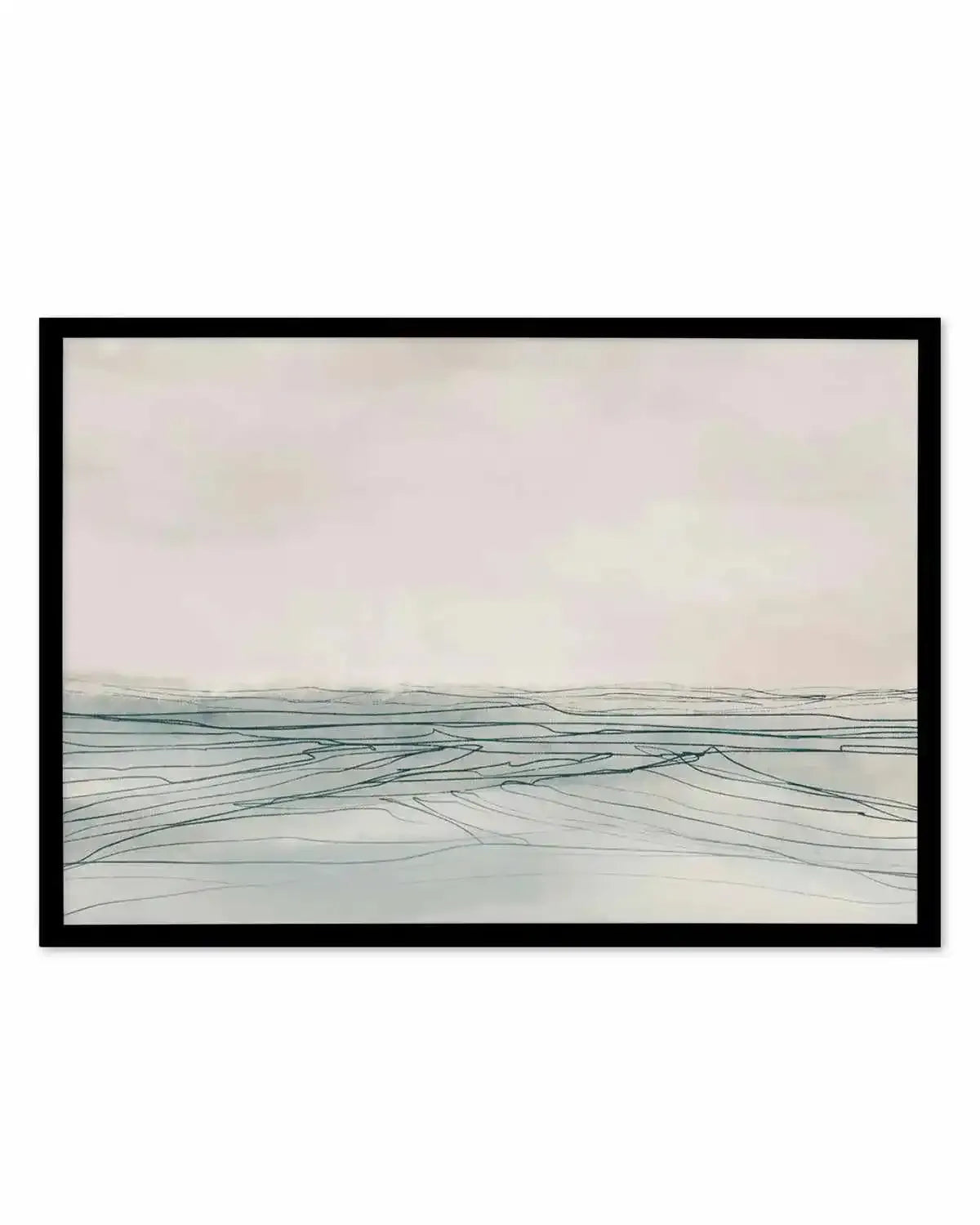 Still Sea by Dan Hobday LS Art Print from Olive et Oriel where you can shop wallpaper and artworks online