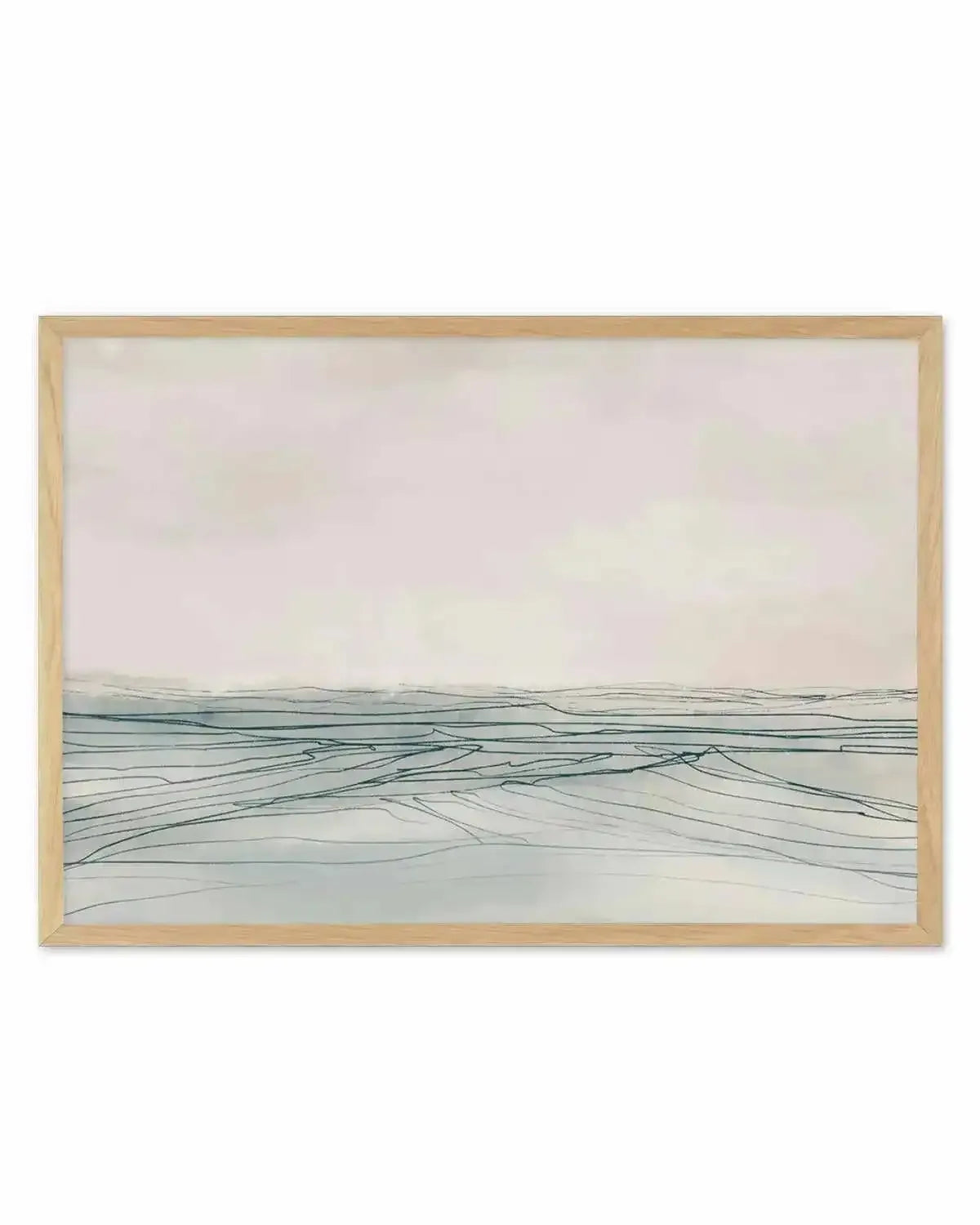 Still Sea by Dan Hobday LS Art Print from Olive et Oriel where you can shop wallpaper and artworks online