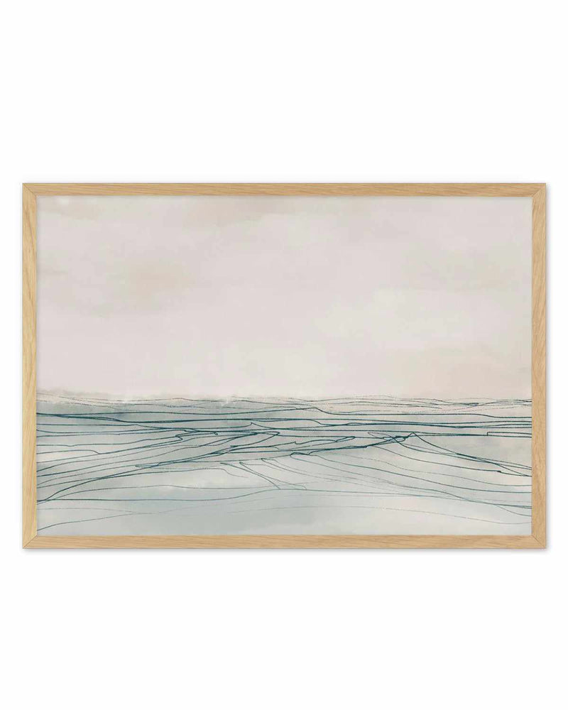 Still Sea by Dan Hobday LS Art Print