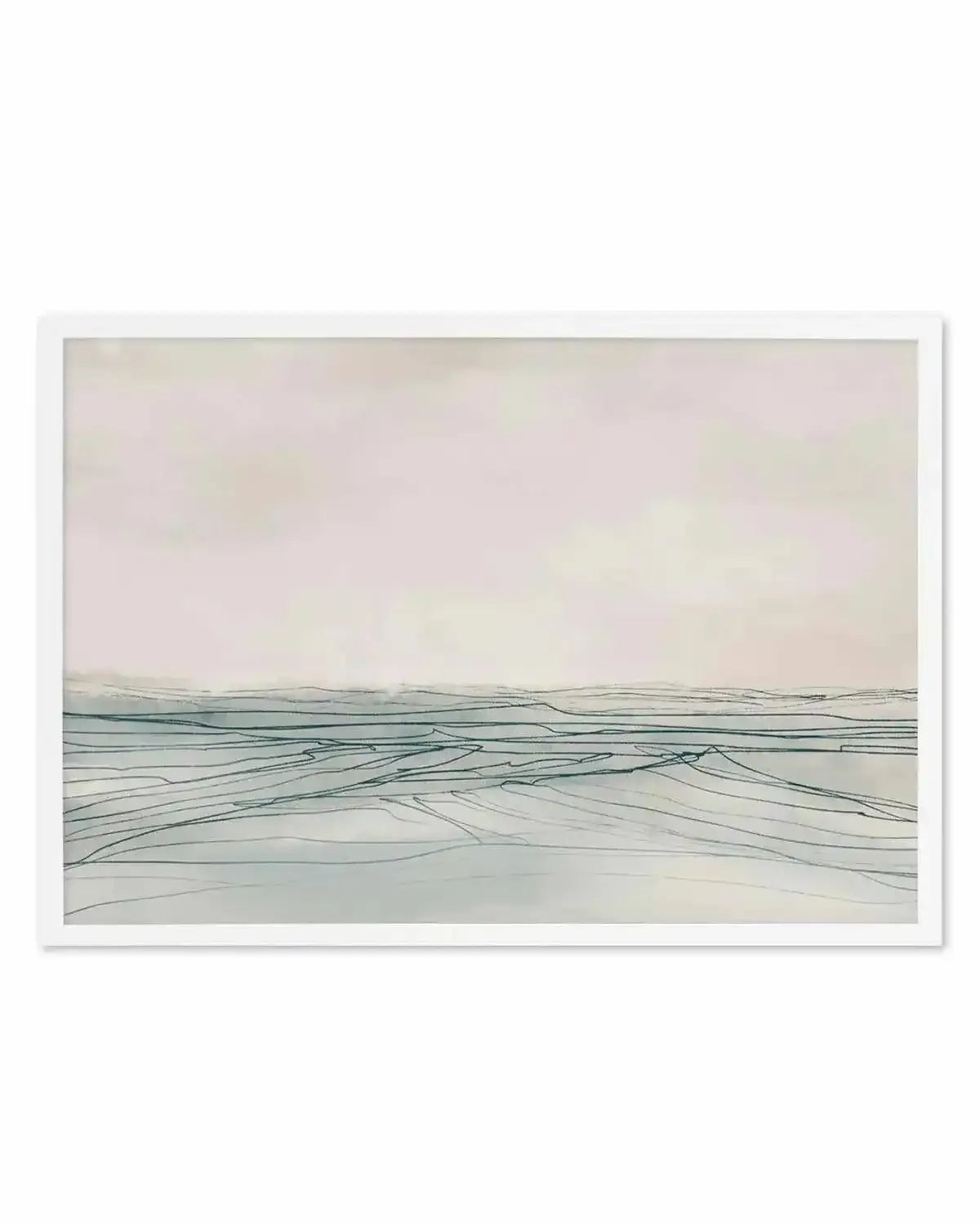 Still Sea by Dan Hobday LS Art Print from Olive et Oriel where you can shop wallpaper and artworks online