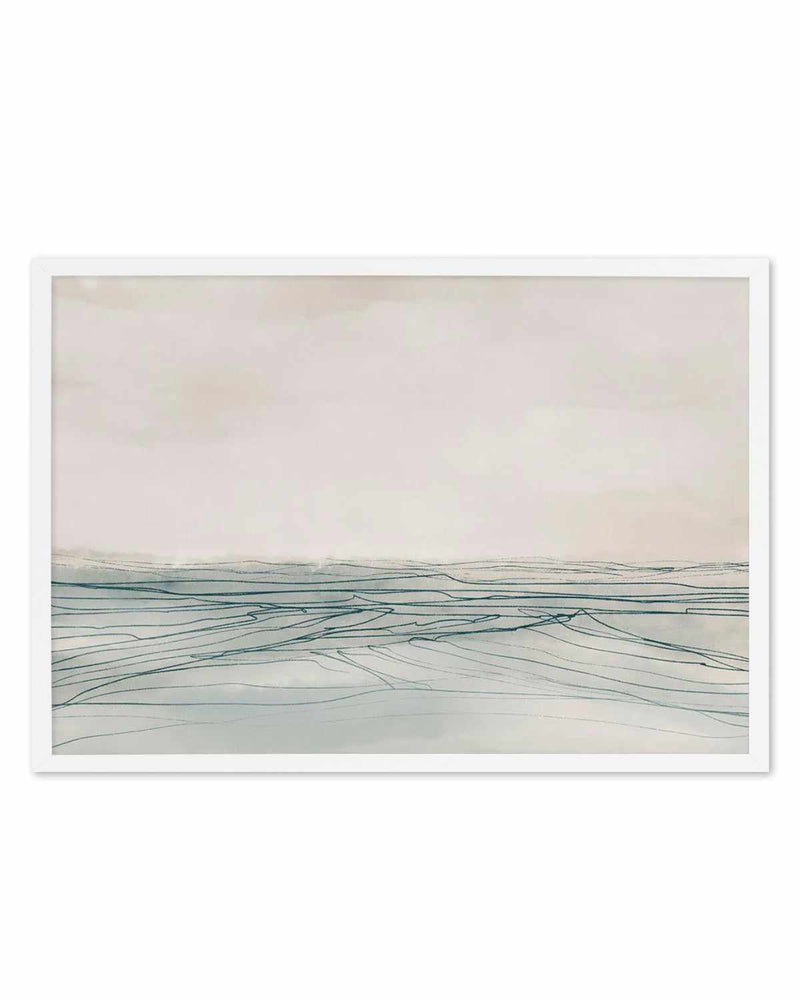 Still Sea by Dan Hobday LS Art Print
