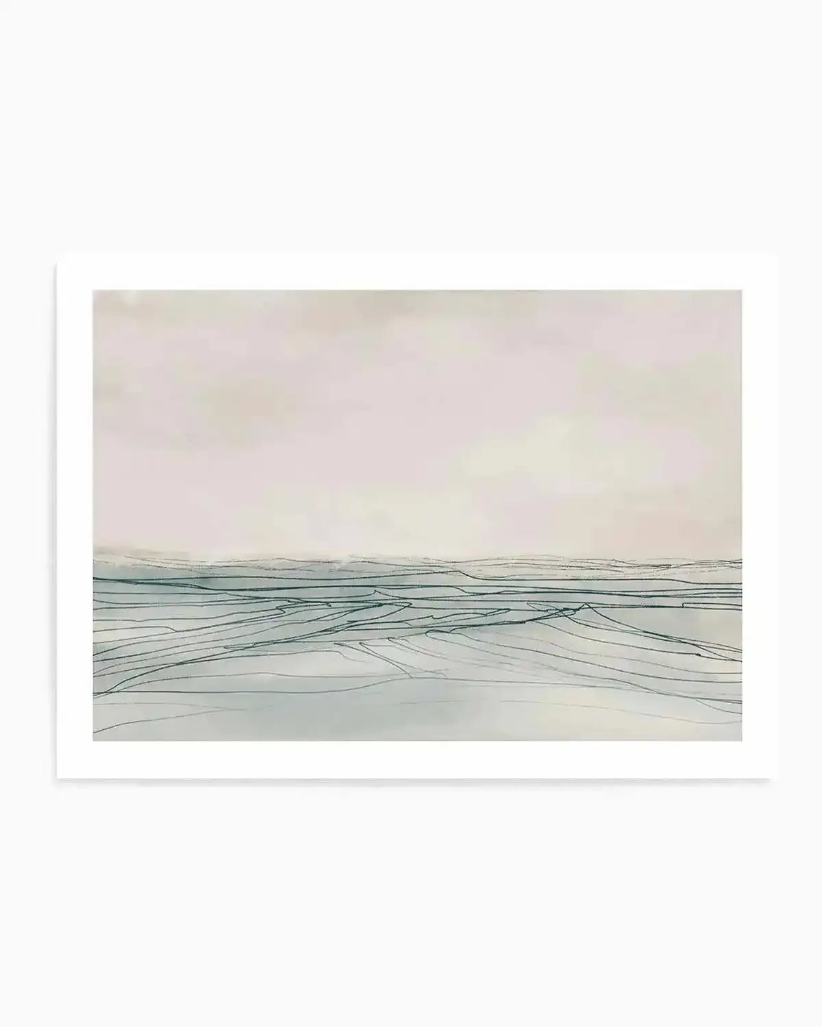 Still Sea by Dan Hobday LS Art Print from Olive et Oriel where you can shop wallpaper and artworks online