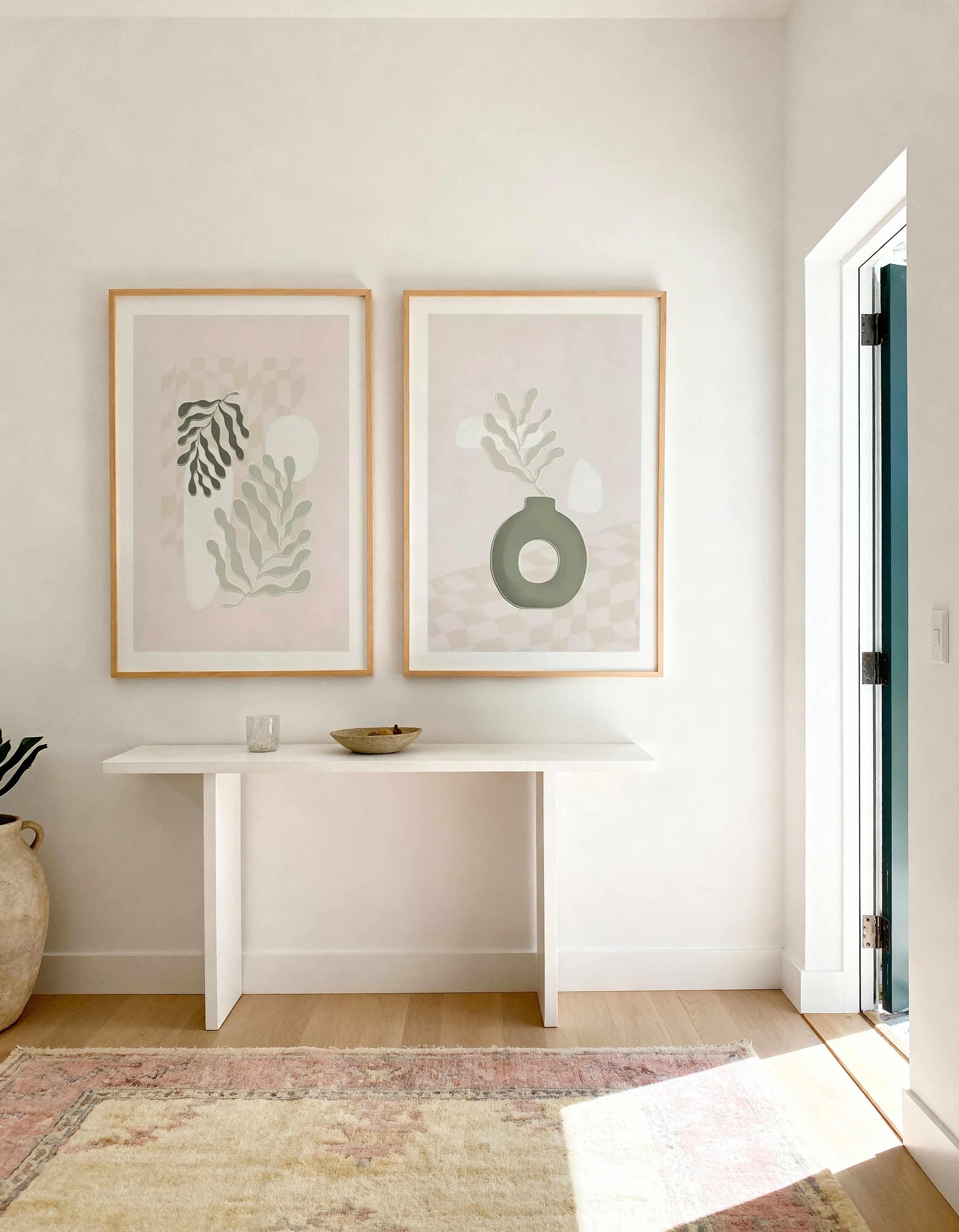 Still Life Botanica II & III Art Print Set of 2 | Matching Wall Art from Olive et Oriel where you can shop wallpaper and artworks online